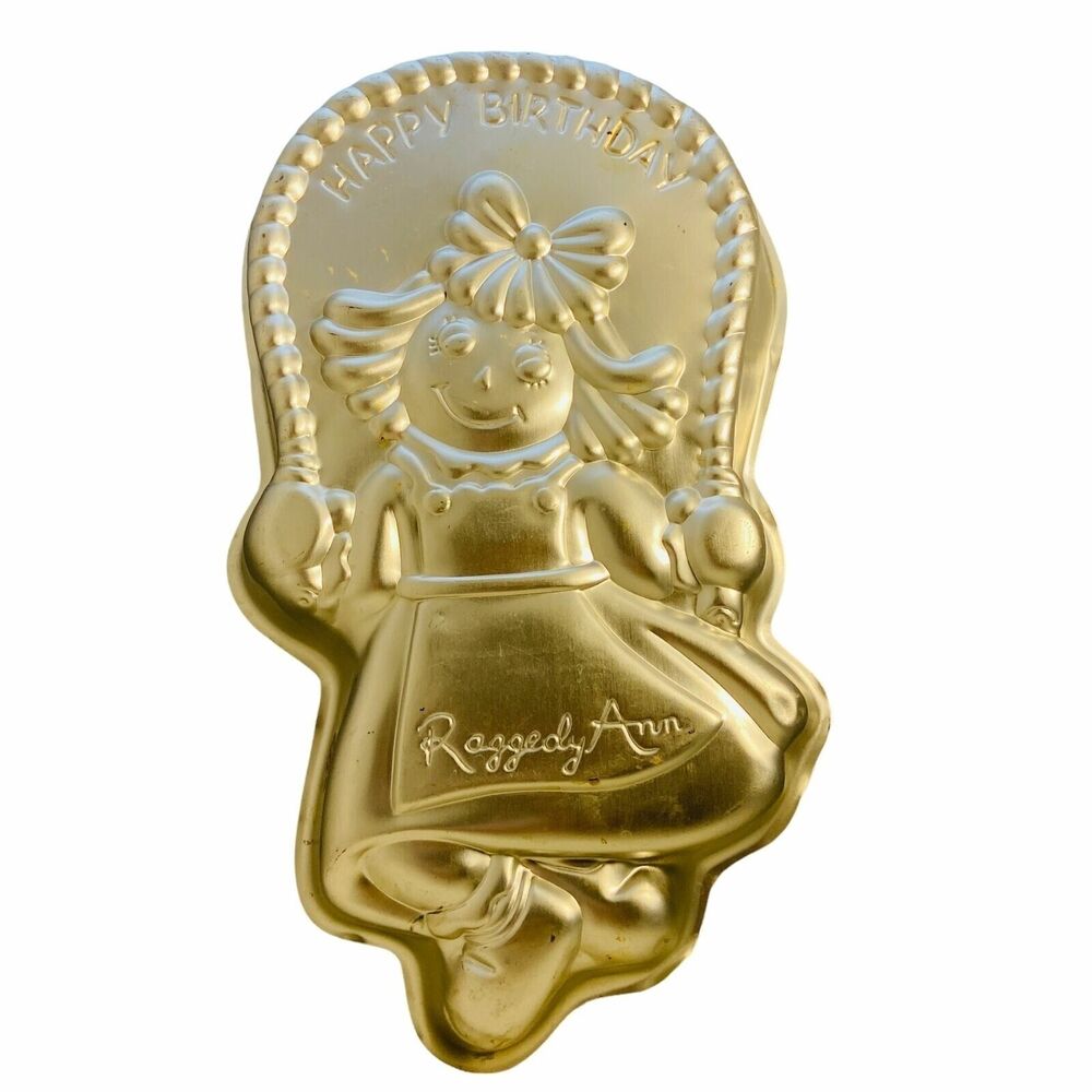 #4509 Vintage Estate Wilton Raggedy Ann cake mold 502-3797 1981